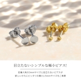 ファッションピアス 円丸フラット シルバーゴールド | ボディピアス専門店凛RIN | 詳細画像4