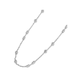 シルバー | ネックレス シンプルボール キレイ小豆チェーン | ボディピアス専門店凛RIN