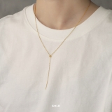 ネックレスラリエットY字 スライダー長さ調節 キレイシンプルサージカルステンレス | ボディピアス専門店凛RIN | 詳細画像5