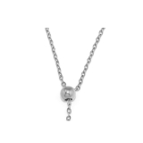 シルバー | ネックレスラリエットY字 スライダー長さ調節 キレイシンプルサージカルステンレス | ボディピアス専門店凛RIN