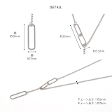 ネックレス チタンY字ロングネックレス ラリエットスタイリッシュロールチェーン | ボディピアス専門店凛RIN | 詳細画像12