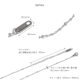 ネックレスチェーン ボールシンプルキレイdot IPコーティングサージカルステン… | ボディピアス専門店凛RIN | 詳細画像14 