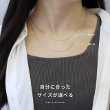 ネックレス滑らかシンプル 金属アレルギー対応光沢 スエッジチェーン | ボディピアス専門店凛RIN | 詳細画像7