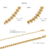 ネックレス デザインリーフチェーン キレイサージカルステンレスチョーカーチェーン | ボディピアス専門店凛RIN | 詳細画像14 