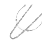 Bタイプ・シルバー | ネックレス チェーン レディース | ボディピアス専門店凛RIN