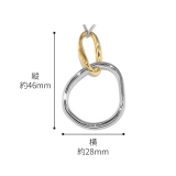 ネックレス ロングネックレス楕円シンプル カジュアル16Kチェーンペンダント | ボディピアス専門店凛RIN | 詳細画像10