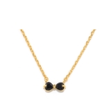 ブラック | チェーンネックレス リボンキュート上品キレイ おしゃれ | ボディピアス専門店凛RIN