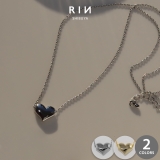 チェーンネックレス メタルハートキュートぷっくりハート 上品 | ボディピアス専門店凛RIN | 詳細画像1