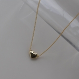 チェーンネックレス メタルハートキュートぷっくりハート 上品 | ボディピアス専門店凛RIN | 詳細画像3