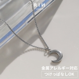 ネックレスペンダント 月ムーンかわいいキレイ上品 おしゃれサージカルステンレス | ボディピアス専門店凛RIN | 詳細画像1