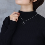 ネックレスペンダント 月ムーンかわいいキレイ上品 おしゃれサージカルステンレス | ボディピアス専門店凛RIN | 詳細画像6