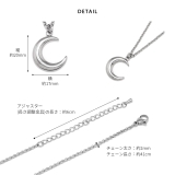 ネックレスペンダント 月ムーンかわいいキレイ上品 おしゃれサージカルステンレス | ボディピアス専門店凛RIN | 詳細画像8