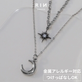 ネックレス 2連 月 | ボディピアス専門店凛RIN | 詳細画像1