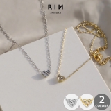 ネックレス ハートペンダント キュートかわいいストーン18K | ボディピアス専門店凛RIN | 詳細画像1