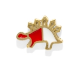 B・レッドホワイト | キャッチ 恐竜ダイナソーポップカラフルかわいいボディピアス アレンジパーツ | ボディピアス専門店凛RIN