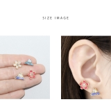 16G18Gボディピアスキャッチ 金属アレルギー 富士山桜さくら | ボディピアス専門店凛RIN | 詳細画像10 