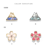 16G18Gボディピアスキャッチ 金属アレルギー 富士山桜さくら | ボディピアス専門店凛RIN | 詳細画像11 