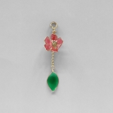 つばき | チャーム 花フラワー和和風季節の花 ボディピアス | ボディピアス専門店凛RIN