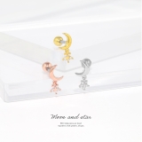 ボディピアス 月三日月星 スタームーン宇宙かわいい | ボディピアス専門店凛RIN | 詳細画像2