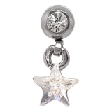 クリア | 星 ジュエル スター | ボディピアス専門店凛RIN