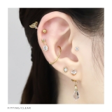 ボディピアスドロップジュエル 立爪ダブルフェイス 軟骨ピアス | ボディピアス専門店凛RIN | 詳細画像6 