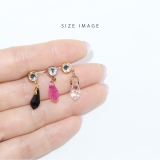 ボディピアスドロップジュエル 立爪ダブルフェイス 軟骨ピアス | ボディピアス専門店凛RIN | 詳細画像8 