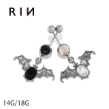 へそピアス こうもり スタイリッシュ | ボディピアス専門店凛RIN | 詳細画像1