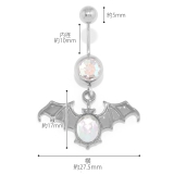 へそピアス こうもり スタイリッシュ | ボディピアス専門店凛RIN | 詳細画像7