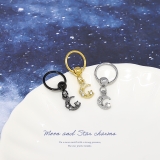 軟骨ピアス 月星三日月 ムーンジュエル揺れるキャプティブビーズリング | ボディピアス専門店凛RIN | 詳細画像2 