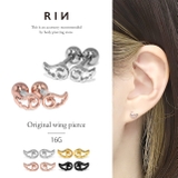 軟骨ピアス 天使翼羽ウイング ボディピアス | ボディピアス専門店凛RIN | 詳細画像1