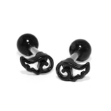 ブラック(ペア) | 軟骨ピアス 天使翼羽ウイング ボディピアス | ボディピアス専門店凛RIN