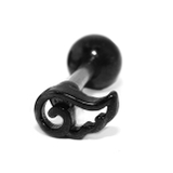 ブラック(左耳) | ボディピアス 天使翼羽 ピアス | ボディピアス専門店凛RIN