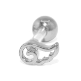 シルバー(左耳) | ボディピアス 天使翼羽 ピアス | ボディピアス専門店凛RIN