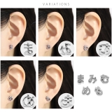 軟骨ピアスひらがな文字イニシャル サージカルステンレス Japanesealph… | ボディピアス専門店凛RIN | 詳細画像14 