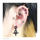 軟骨ピアスひらがな文字イニシャル サージカルステンレス Japanesealph… | ボディピアス専門店凛RIN | 詳細画像21 