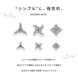 軟骨ピアス 手裏剣忍者和風 シンプル三方手裏剣卍手裏剣 | ボディピアス専門店凛RIN | 詳細画像3
