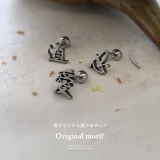 漢字モチーフボディピアス 愛桜忍侍凛鬼無武道鮨 ストレートバーベル | ボディピアス専門店凛RIN | 詳細画像2 