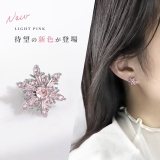 軟骨ピアス 雪の結晶スノークリスタル凛オリジナル冬クリスマス ボディピアス | ボディピアス専門店凛RIN | 詳細画像2 