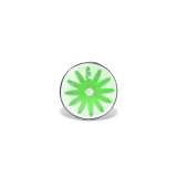 Aタイプ・グリーン | 軟骨ピアス 昭和レトロポップ幾何学模様エモいノスタルジー ボディピアス | ボディピアス専門店凛RIN