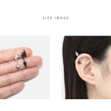 軟骨ピアス 天使悪魔エンジェルデビル羽翼ハートキャッチコーン ボディピアス | ボディピアス専門店凛RIN | 詳細画像11 