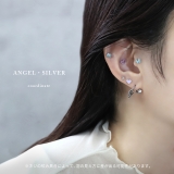 軟骨ピアス 天使悪魔エンジェルデビル羽翼ハートキャッチコーン ボディピアス | ボディピアス専門店凛RIN | 詳細画像5 