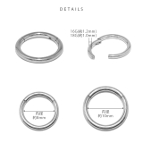 軟骨ピアス 蝶々バタフライ羽ピンクグリーンブルーパープル ボディピアス | ボディピアス専門店凛RIN | 詳細画像18