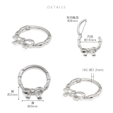 軟骨ピアス リボンバレエコアシンプル大人カワイイ ボディピアス | ボディピアス専門店凛RIN | 詳細画像10 