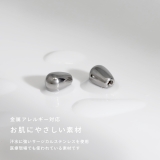 キャッチ たまご型楕円オーバルキャッチパーツ売りオールステンレス ボディピアス | ボディピアス専門店凛RIN | 詳細画像4