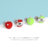 軟骨ピアス りんご青りんごジュエルリンゴアップル林檎フルーツ果物 ボディピアス | ボディピアス専門店凛RIN | 詳細画像3 