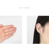 軟骨ピアス たんぽぽタンポポ綿毛花はなフラワーかわいい ボディピアス | ボディピアス専門店凛RIN | 詳細画像7 