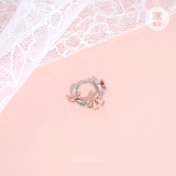 軟骨ピアス リボンりぼんフープシンプルバレエコアキャッチレスキュートかわいい ボ… | ボディピアス専門店凛RIN | 詳細画像2