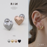 軟骨ピアス ハートファセットポリゴンスタイリッシュはーと ボディピアス | ボディピアス専門店凛RIN | 詳細画像1 