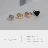 軟骨ピアス ハートファセットポリゴンスタイリッシュはーと ボディピアス | ボディピアス専門店凛RIN | 詳細画像3 