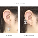 軟骨ピアスカスタムセット 猫エンジェル翼キャット人気 かわいい天使 | ボディピアス専門店凛RIN | 詳細画像6